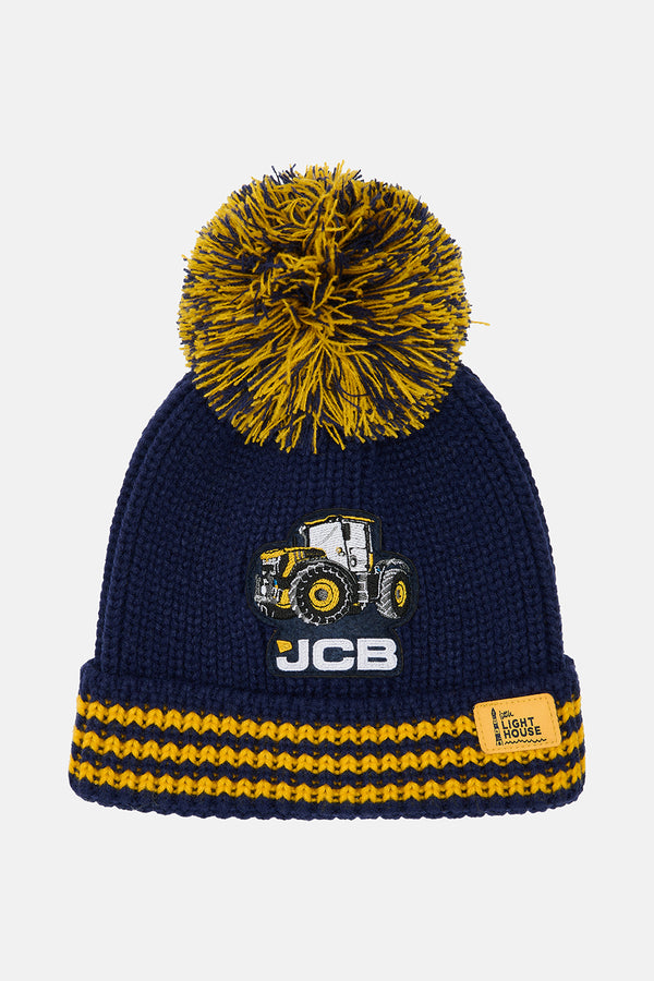 Lighthouse Bobbie Bobble Hat for Children – Cable Knit Warmth